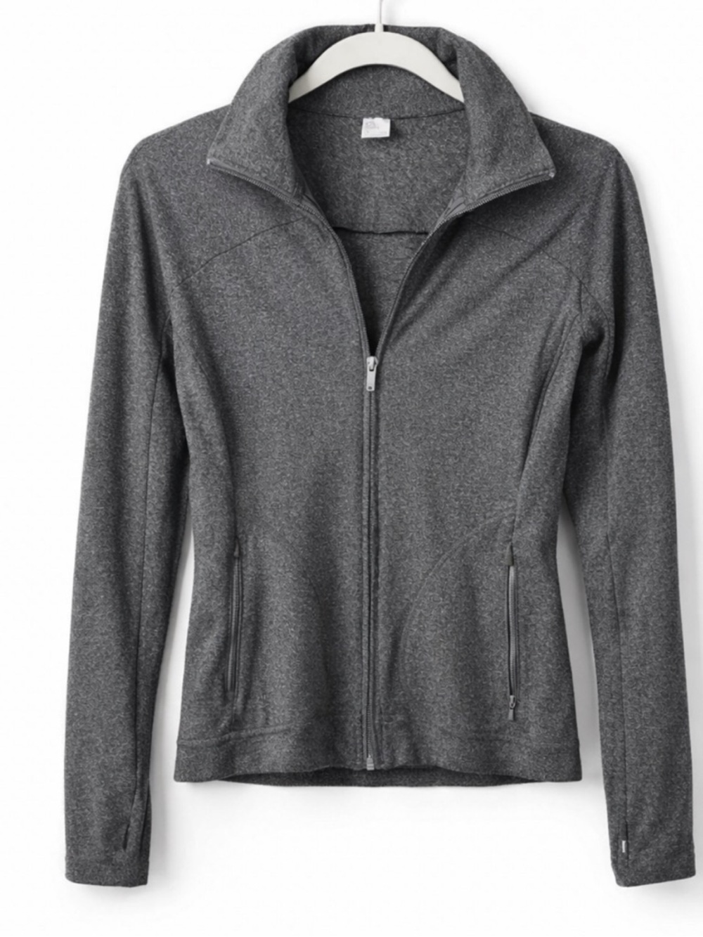 GapFit Gray Full Zip Athletic Jacket – Size Small